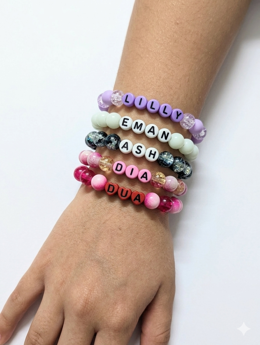Mono Chromic Named Bracelet