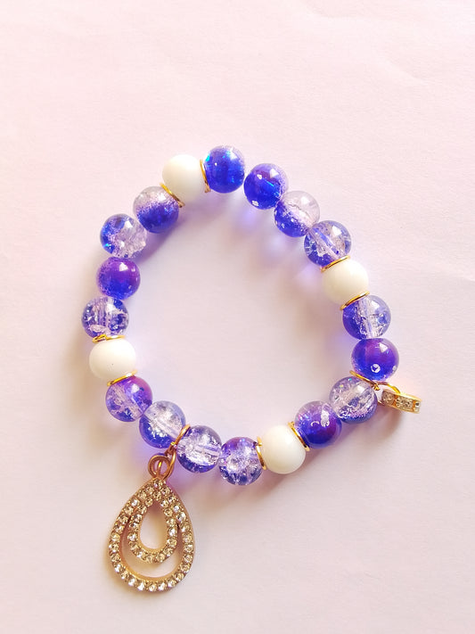 Ocean Pearl Charm Bracelet