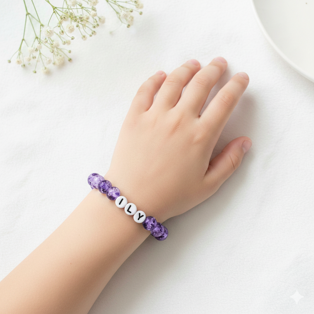 Poly Chromic Personalized Name Bracelet
