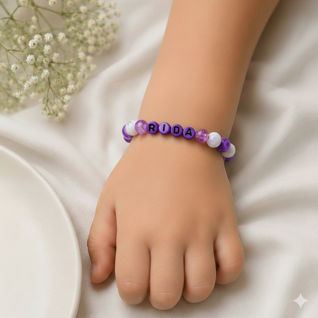 Poly Chromic Personalized Name Bracelet