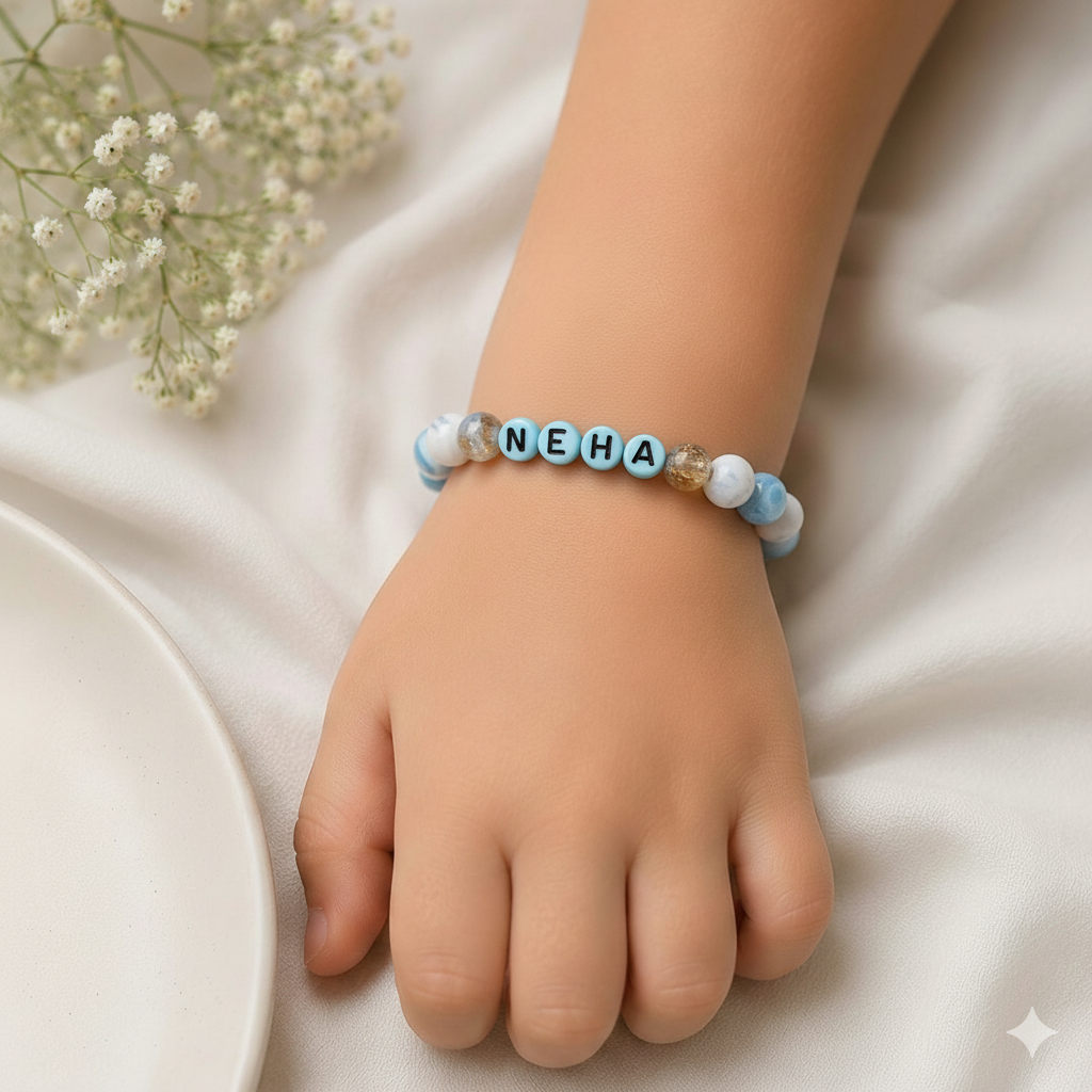 Poly Chromic Personalized Name Bracelet